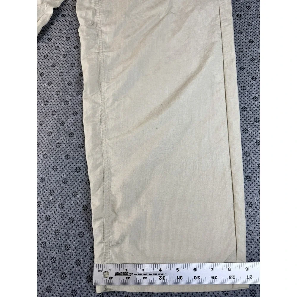 Columbia PFG Cargo Pants Mens L Convertible Hiking Outdoors Fishing Beige